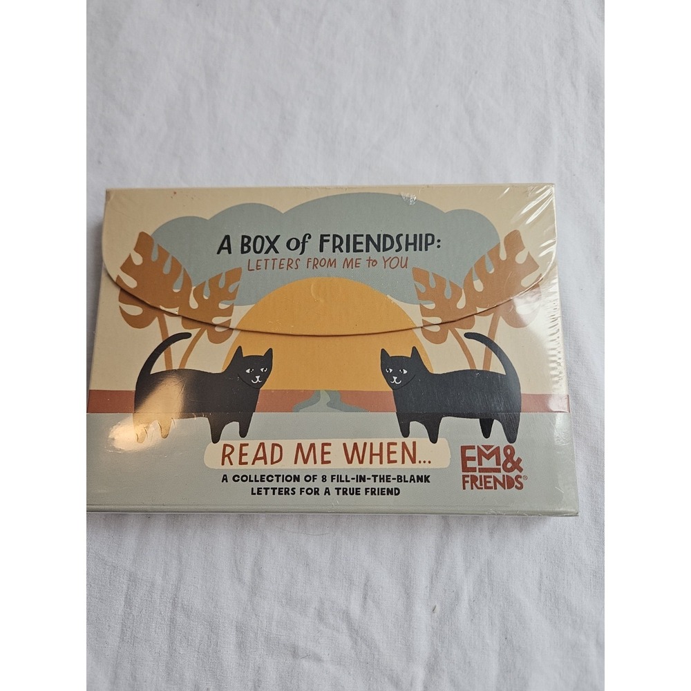 Box of Friendship Fill in the Love Read Me When Box of Letters to Friend by Em &